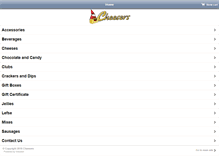 Tablet Screenshot of cheesers.com